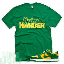 Load image into Gallery viewer, Brazil SB Dunk Low &quot;Grind Harder&quot; Green Sneaker T-Shirt
