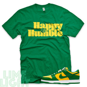 Brazil SB Dunk Low "Happy and Humble" Green Sneaker T-Shirt