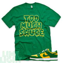 Load image into Gallery viewer, Brazil SB Dunk Low &quot;Too Much Sauce&quot; Green Sneaker T-Shirt
