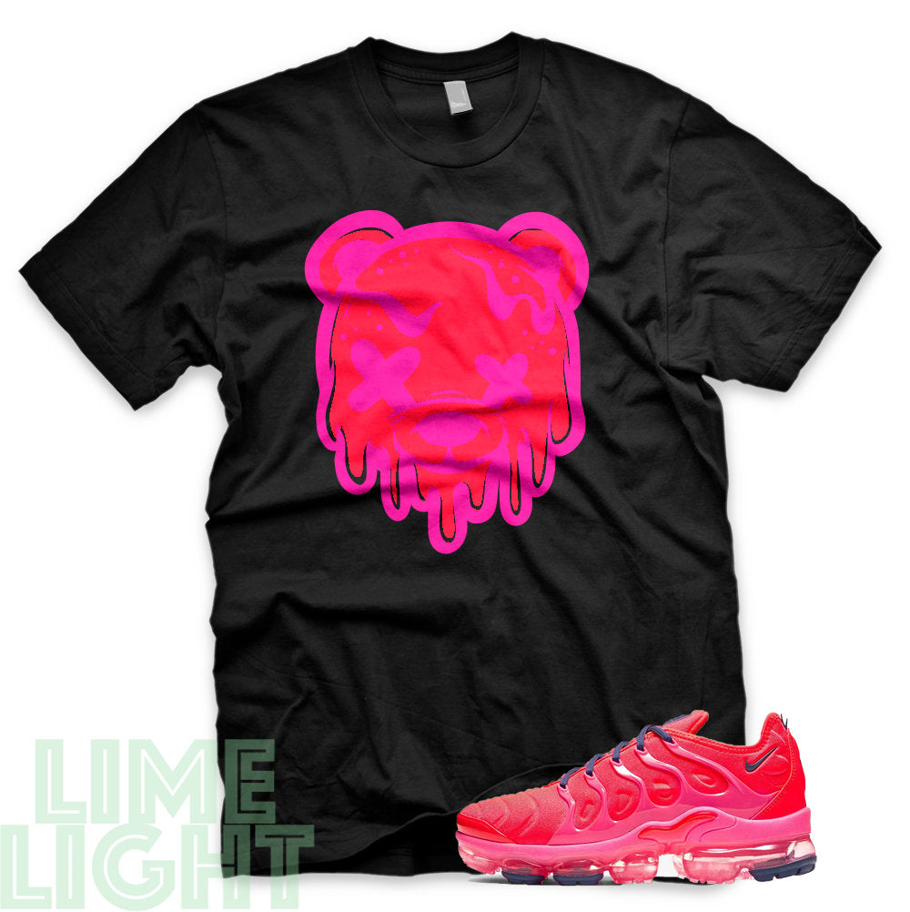 Bright Crimson Pink Blast Court Purple Drippy Bear VaporMax Plus B Limelight By Nikki