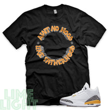 Load image into Gallery viewer, Laser Orange &quot;Ain&#39;t No Hood Like Fatherhood&quot; Air Jordan 3 Black Sneaker T-Shirt
