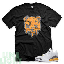 Load image into Gallery viewer, Laser Orange &quot;Drippy Bear&quot; Air Jordan 3 Black Sneaker T-Shirt
