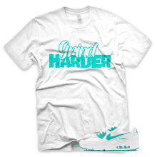 Load image into Gallery viewer, Hyper Jade &quot;Grind Harder&quot; Air Max 90 White Sneaker T-Shirt
