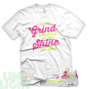 Lemon Venom "Grind & Shine" Air Jordan 4 White Sneaker Shirt