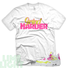 Load image into Gallery viewer, Lemon Venom &quot;Grind Harder&quot; Air Jordan 4 White Sneaker Shirt
