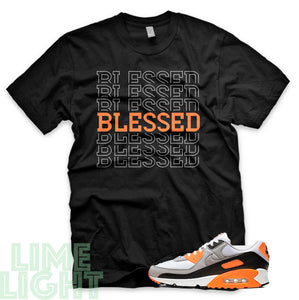 Total Orange "Blessed 7" Air Max 90 Sneaker T-Shirt