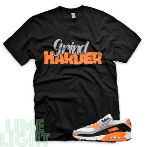 Total Orange "Grind Harder" Air Max 90 Sneaker T-Shirt