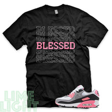 Load image into Gallery viewer, Rose Pink &quot;Blessed 7&quot; Air Max 90 Sneaker T-Shirt
