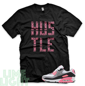 Rose Pink "Time is Money" Air Max 90 Sneaker T-Shirt