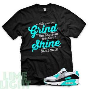 Hyper Turquoise "Grind and Shine" Air Max 90 Sneaker T-Shirt