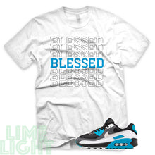 Load image into Gallery viewer, Laser Blue &quot;Blessed 7&quot; Air Max 90 Sneaker T-Shirt
