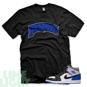 Union Hyper Royal | Game Royal Black Toe "Backwoods" Air Jordan 1 Black Sneaker T-Shirt