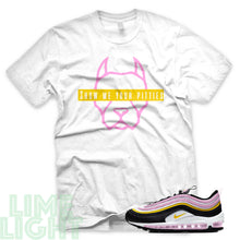 Load image into Gallery viewer, Light Arctic Pink/ Dark Sulfur &quot;Show Me Your Pitties&quot; Air Max 97 Sneaker T-Shirt
