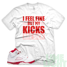 Load image into Gallery viewer, Pink Foam &quot;Sick Kicks&quot; Air Jordan 5 Sneaker T-Shirt
