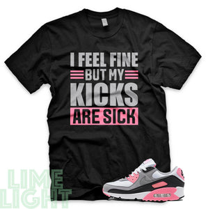 Rose Pink "Sick Kicks" Air Max 90 Sneaker T-Shirt