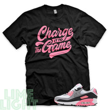 Load image into Gallery viewer, Rose Pink &quot;Charge It To The Game&quot; Air Max 90 Sneaker T-Shirt
