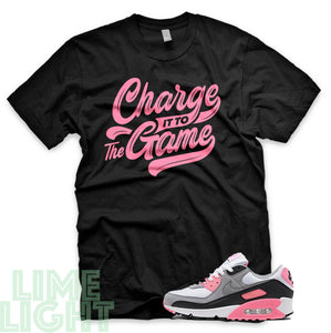 Rose Pink "Charge It To The Game" Air Max 90 Sneaker T-Shirt