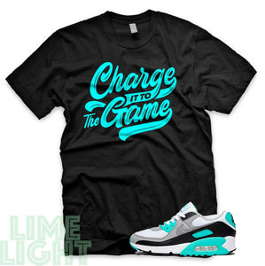 Hyper Turquoise "Charge It To The Game" Air Max 90 Sneaker T-Shirt