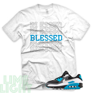 Laser Blue "Blessed 7" Air Max 90 Sneaker T-Shirt