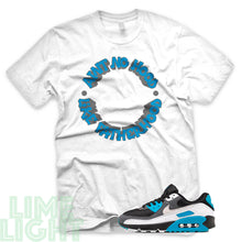 Load image into Gallery viewer, Laser Blue &quot;Ain&#39;t No Hood Like Fatherhood&quot; Air Max 90 Sneaker T-Shirt
