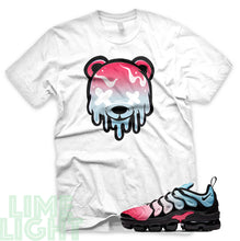 Load image into Gallery viewer, Hyper Pink/ Glacier Ice &quot;Drippy Bear&quot; Vapormax Plus Black or White Sneaker T-Shirt
