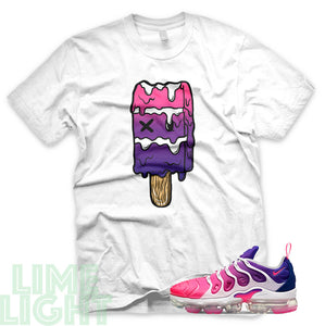 Pink Blast/Concord "Popsicle" Vapormax Plus Black or White Sneaker T-Shirt