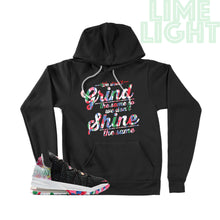 Load image into Gallery viewer, Lebron 18 &quot;Grind and Shine&quot; Lebron 18 Black Sneaker Hoodie Sweatshirt
