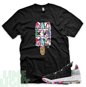 Lebron 18 "Popsicle" Lebron 18 Multicolor Black or White Sneaker T-Shirt