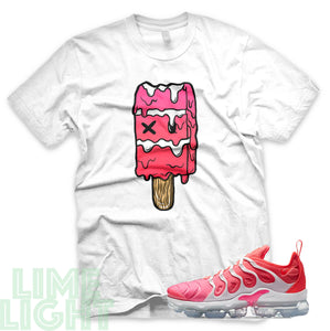 Pink Blast/Flash Crimson "Popsicle" Vapormax Plus Black or White Sneaker T-Shirt