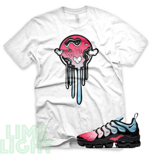 Hyper Pink/ Glacier Ice "Drip WRLD" Vapormax Plus Black or White Sneaker T-Shirt